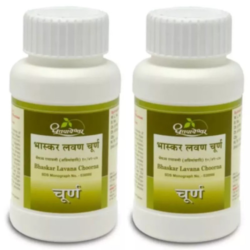 Dhootapapeshwar Lavan Bhaskar Churna (60g, Pack of 2)