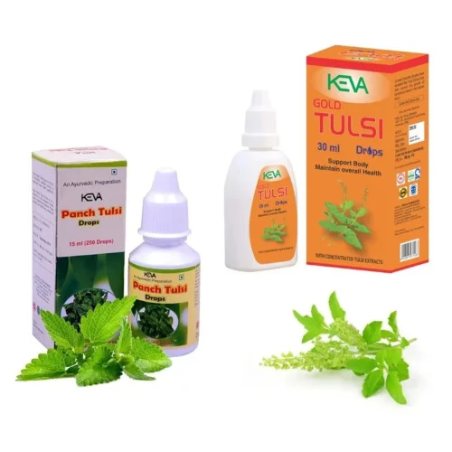 Keva Gold Tulsi Drops + Panch Tulsi Drops (30ml + 15ml) (1Pack)