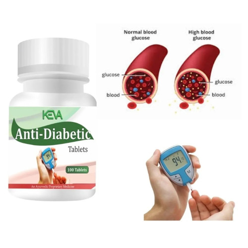 Keva Anti-Diabetic  Tablets (100 Tablets)