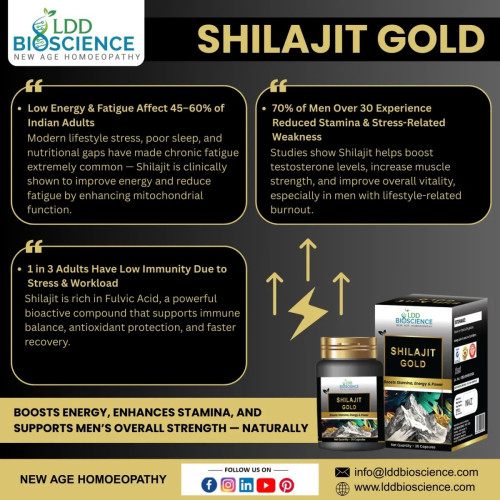 LDD Bioscience Shilajit Gold  Capsules (30cap)