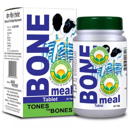 Basic Ayurveda Bone Meal (40 Tablets)