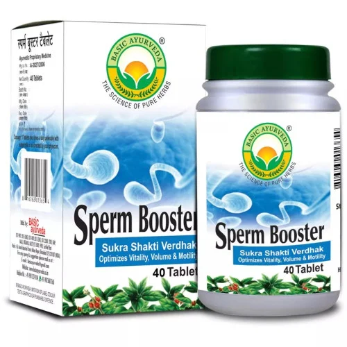 Basic Ayurveda Sperm Booster  Tablet (40 Tablets)