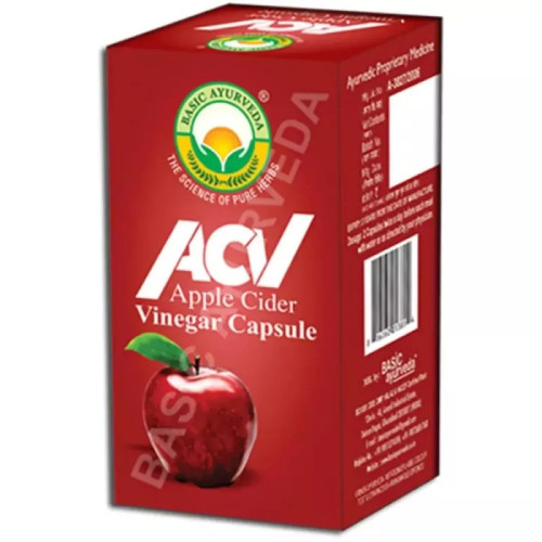 Basic Ayurveda Apple Cider Vinegar  Capsulesule (40 Capsules)