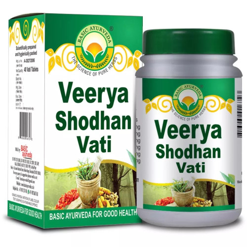 Basic Ayurveda Veerya Shodhan Vati (40 Tablets)
