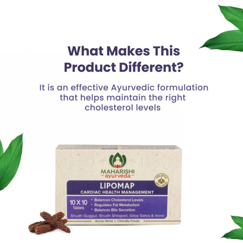 Maharishi Ayurveda Lipomap  Tablets (40 Tablets)