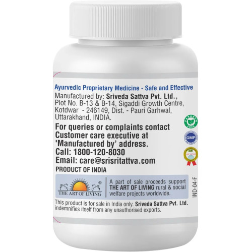 Sri Sri Tattva Raktashodhini Vati (60 Tablets)