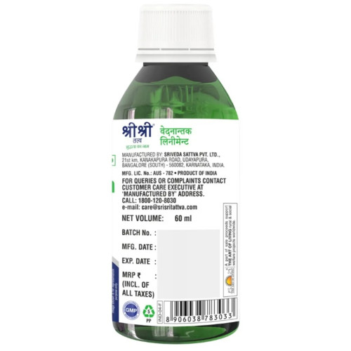 Sri Sri Tattva Vedanantaka Liniment (60ml)