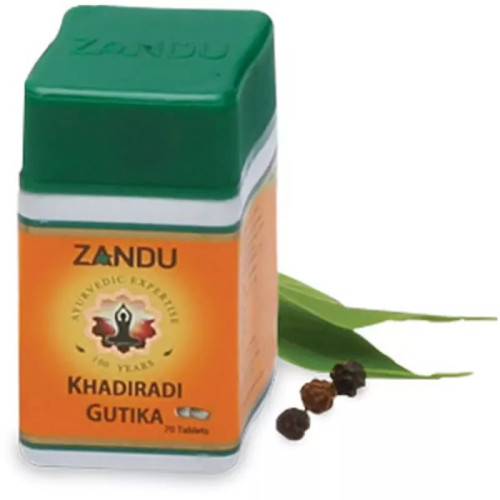 Zandu Khadiradi Gutika (70 Tablets)
