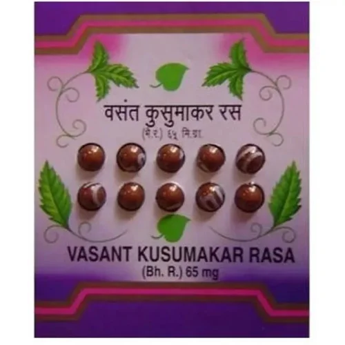 Zandu Vasant Kusumakar Ras (10 Tablets)