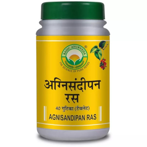 Basic Ayurveda Agnisandipan Ras (40 Tablets)