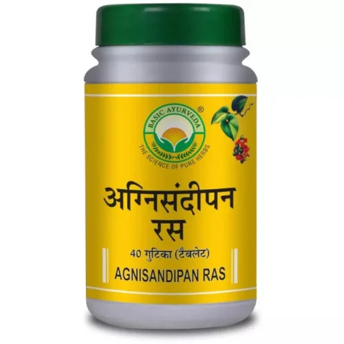 Basic Ayurveda Agnisandipan Ras (40 Tablets)