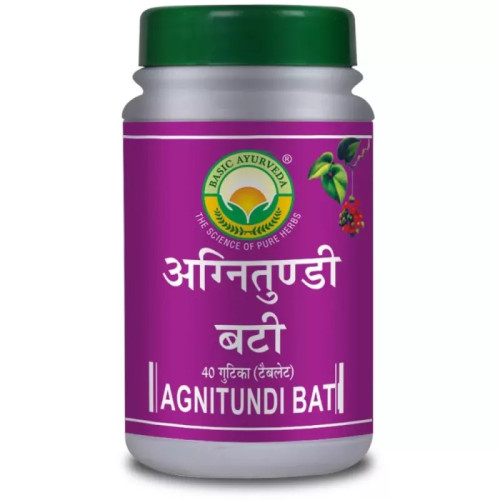 Basic Ayurveda Agnitundi Bati (40 Tablets)