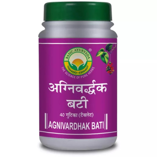 Basic Ayurveda Agnivardhak Bati (40 Tablets)