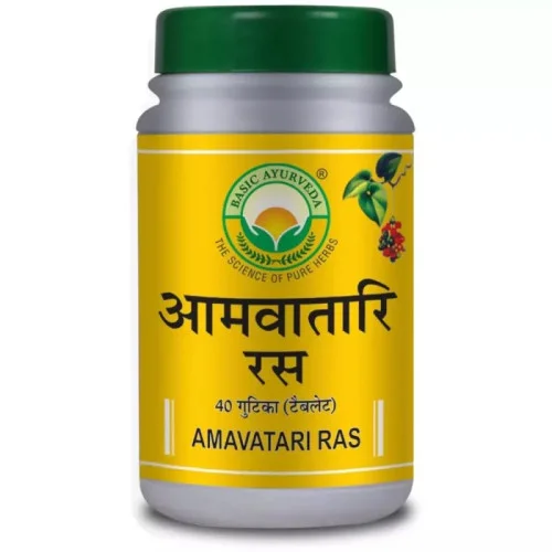 Basic Ayurveda Amavatari Ras (40 Tablets)