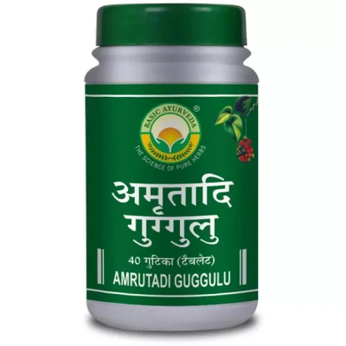 Basic Ayurveda Amrutadi Guggulu (40 Tablets)