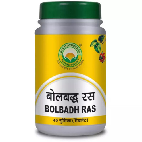 Basic Ayurveda Bol Baddha Ras (40 Tablets)