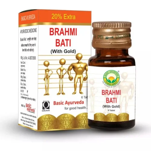 Basic Ayurveda Brahmi Bati (6 Tablets)