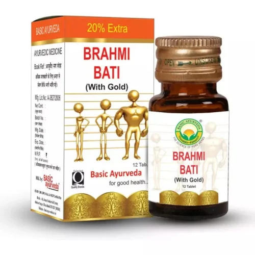 Basic Ayurveda Brahmi Bati (12 Tablets)