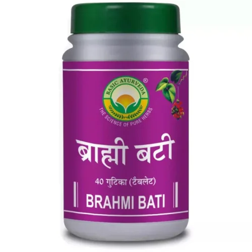 Basic Ayurveda Brahmi Bati (40 Tablets)