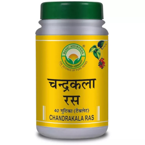 Basic Ayurveda Chandarkala Ras (40 Tablets)