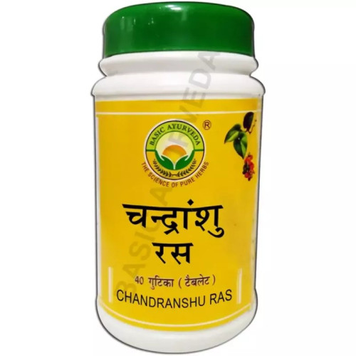 Basic Ayurveda Chandranshu Ras (40 Tablets)