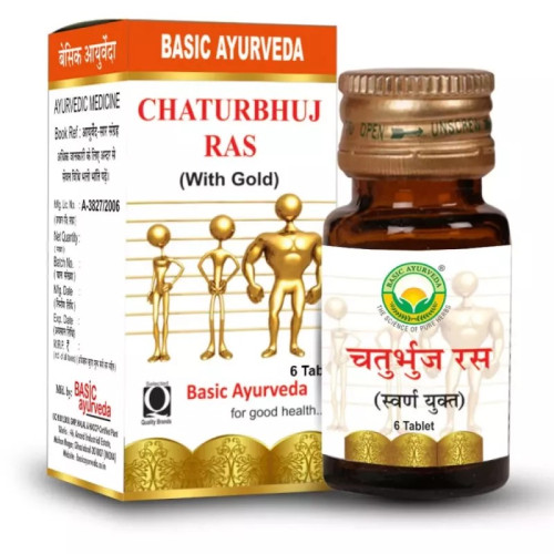 Basic Ayurveda Chaturbhuj Ras (6 Tablets)