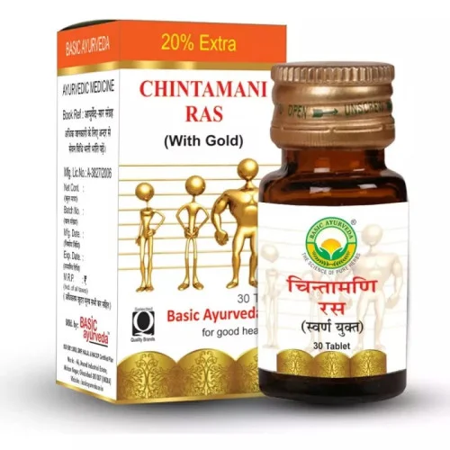 Basic Ayurveda Chintamani Ras (30 Tablets)