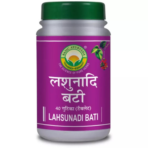 Basic Ayurveda Lahsunadi Bati (40 Tablets)