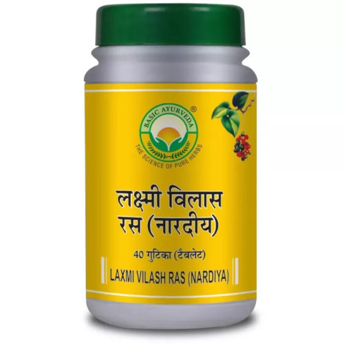 Basic Ayurveda Laxmi Vilas Ras (40 Tablets)