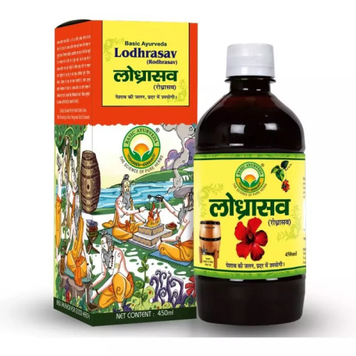Basic Ayurveda Lodhrasava (450ml)