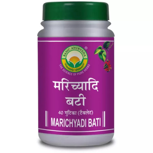 Basic Ayurveda Marchiyadi Bati (40 Tablets)