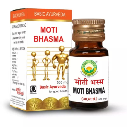 Basic Ayurveda Moti Bhasma (500mg)