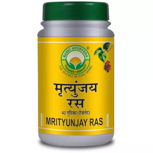 Basic Ayurveda Mritunjaya Ras (40 Tablets)