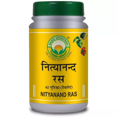 Basic Ayurveda Nityanand Ras (40 Tablets)