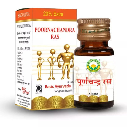 Basic Ayurveda Poornachandra Ras (6 Tablets)