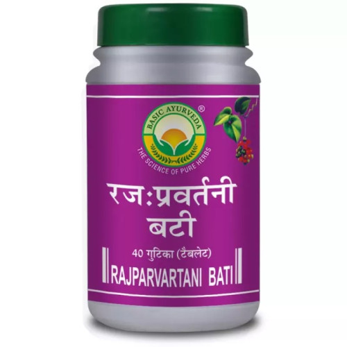 Basic Ayurveda Rajapravartini Bati (40 Tablets)