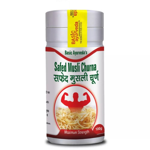 Basic Ayurveda Safed Musli Churna (100g)