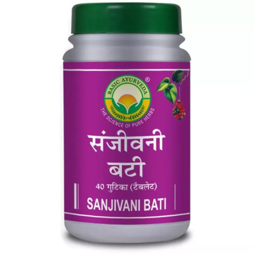 Basic Ayurveda Sanjivani Vati (40 Tablets)