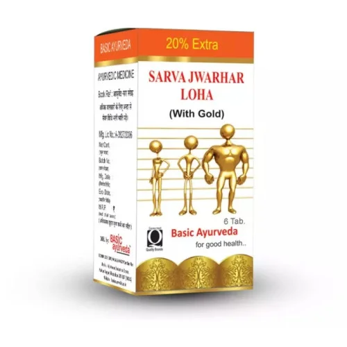 Basic Ayurveda Sarva Jwahar Loh (6 Tablets)