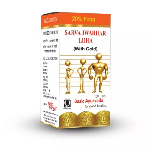 Basic Ayurveda Sarva Jwahar Loh (30 Tablets)