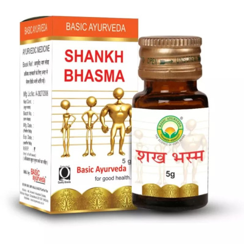 Basic Ayurveda Shank Bhasma (5g)
