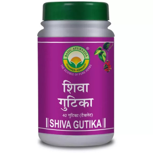 Basic Ayurveda Shiva Gutika (40 Tablets)
