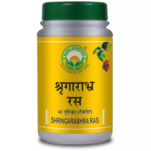 Basic Ayurveda Shringarabhra Ras (40 Tablets)