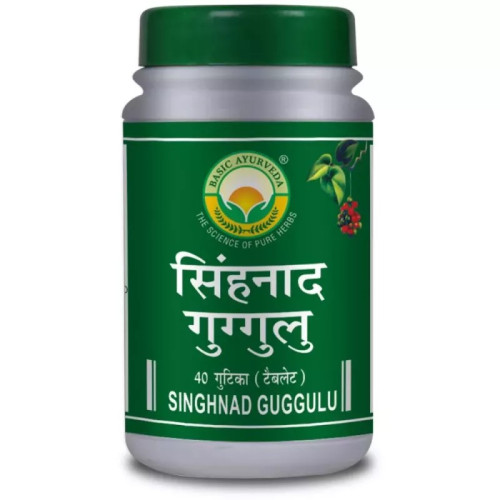 Basic Ayurveda Singhnad Guggulu (40 Tablets)