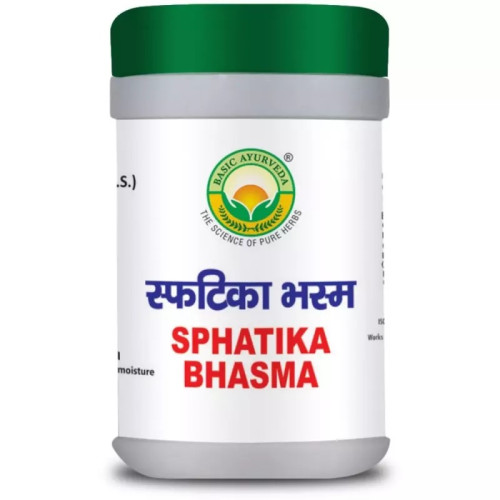 Basic Ayurveda Sphatika Bhasma (15g)