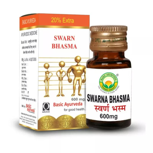 Basic Ayurveda Swarna Bhasma (600mg)