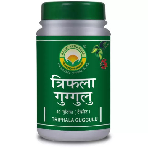 Basic Ayurveda Triphala Guggulu (40 Tablets)