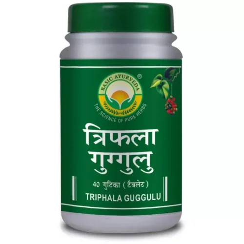 Basic Ayurveda Triphala Guggulu (40 Tablets)