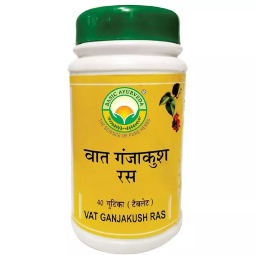 Basic Ayurveda Vat Ganjakush Ras (40 Tablets)