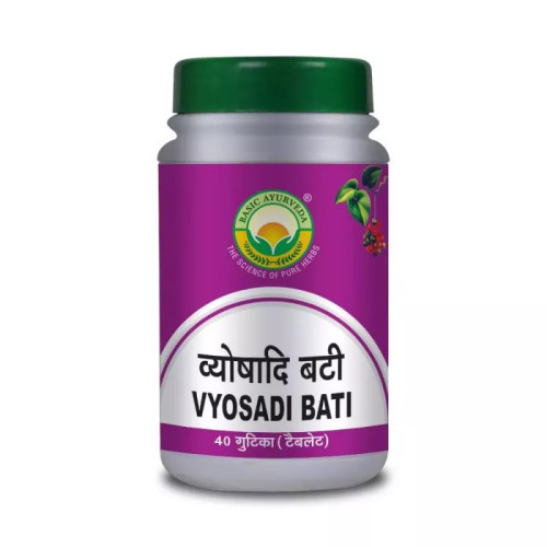 Basic Ayurveda Vyasadi Bati (40 Tablets)